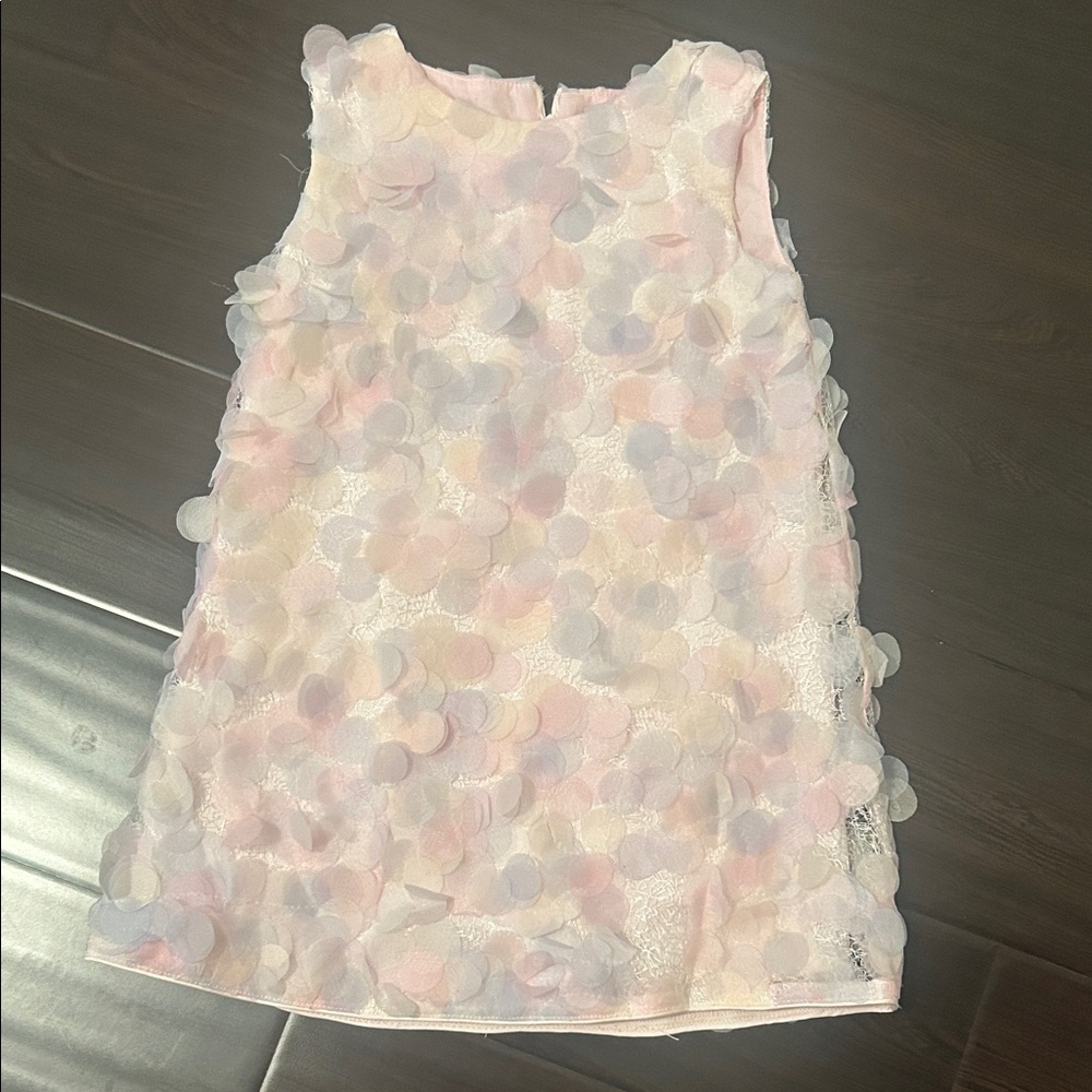 Elegant Pastel Sleeveless Kids Dress